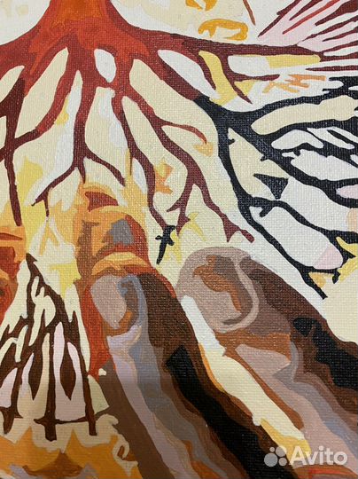 Готовая картина по номерам