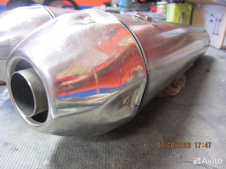 Выхлопные трубы yamaha MT 01 сток