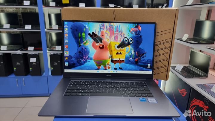 Ноутбук На Гарантии Huawei IPS Core i3 В Коробке