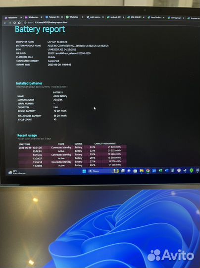 Asus zenbook duo 14 i7/mx450