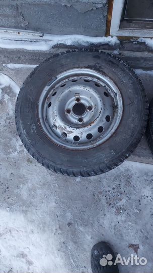 Диски штамповки р 14 с шинами 2 штук