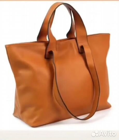 Новая кожаная женская бизнес-сумка