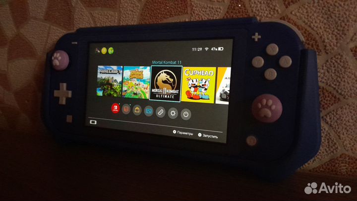 Nintendo switch lite с играми
