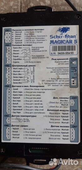 Автосигнализация scher khan magicar 5