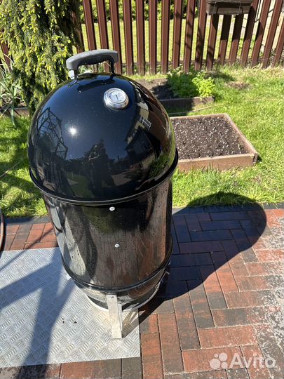 Коптильня weber smokey mountain cooker 47 см