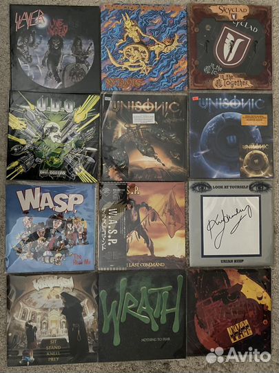Виниловые пластинки Metallica wasp accept ozzy