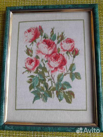 Вышивка крестом Розы