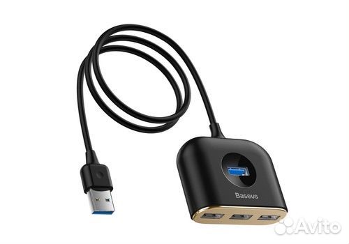 Хаб Baseus Square 4 in 1 (cahub-AY01)