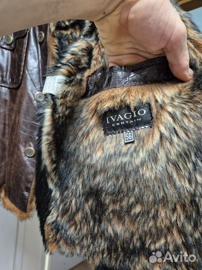 Дубленка натуральная мужская 56 размер