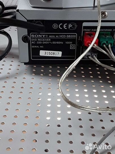 Домашний кинотеатр sony sony HCD-SB200