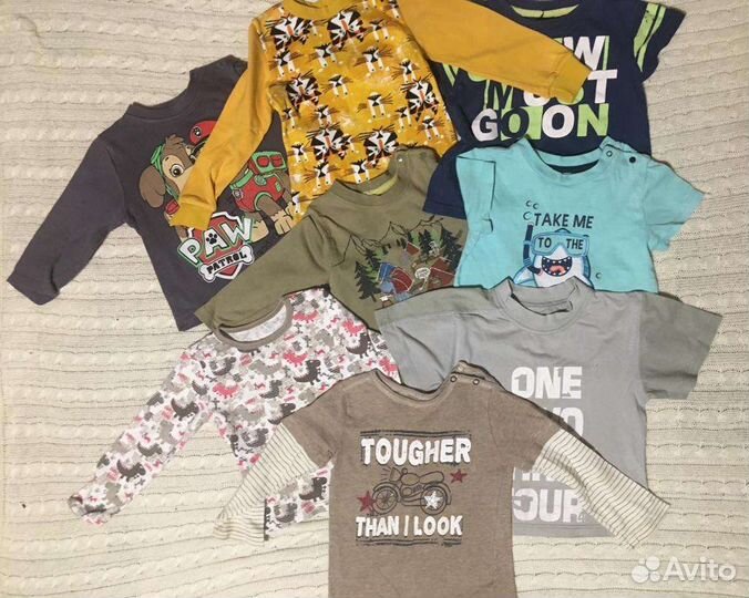 Детские вещи пакетом на мальчика 80 86 92