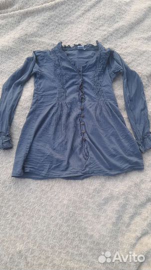 Бохо блузка с рюшами Индия 44 р