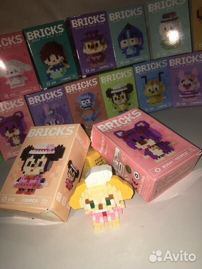 Игрушки 3Д из мини блоков