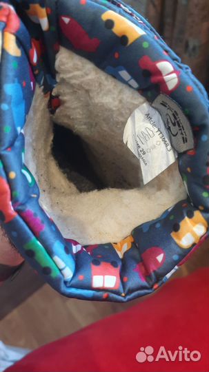 Сапоги зимние для мальчика р.29