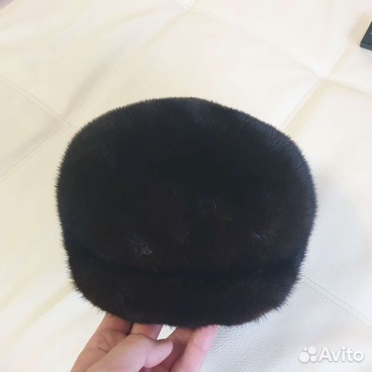 Меховая мужская кепка норковая