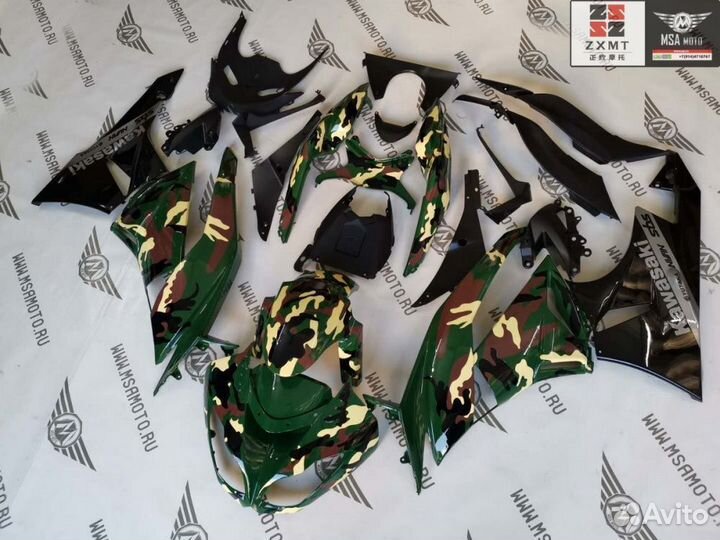 Kawasaki ZX-6R/ZX636 2009-2012 комплект пластика