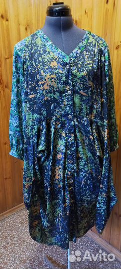 Платье пестрое 44-46р