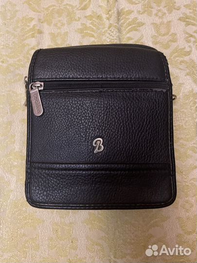 Барсетка мужская натуральная кожа