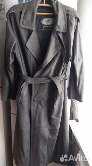 Кожаный плащ