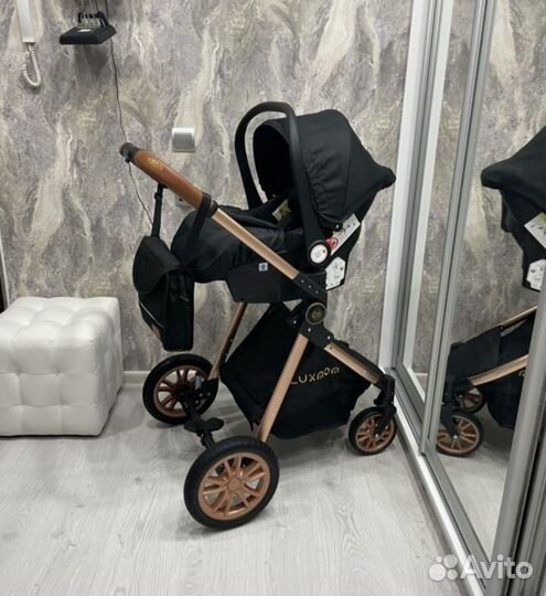 Коляска 3в1 трансформер Новая (сумка и муфты )