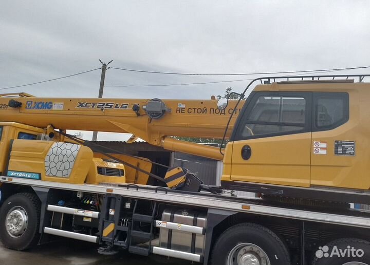 Аренда и услуги автокрана, 25 т, 42 м, с гуськом 8.3 м