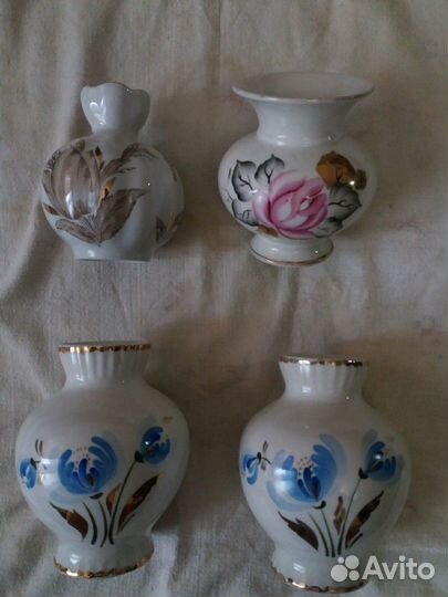 Столовые вазы лоз -лфз Фарфор.СССР разные
