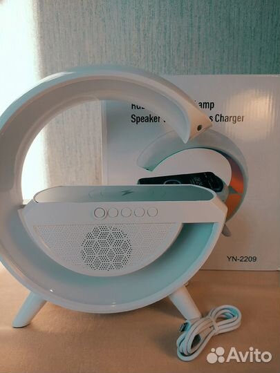 Портативная колонка bluetooth ночник