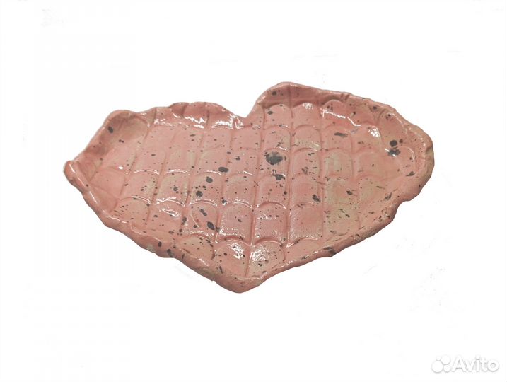 Тарелка из глины ручной работы 