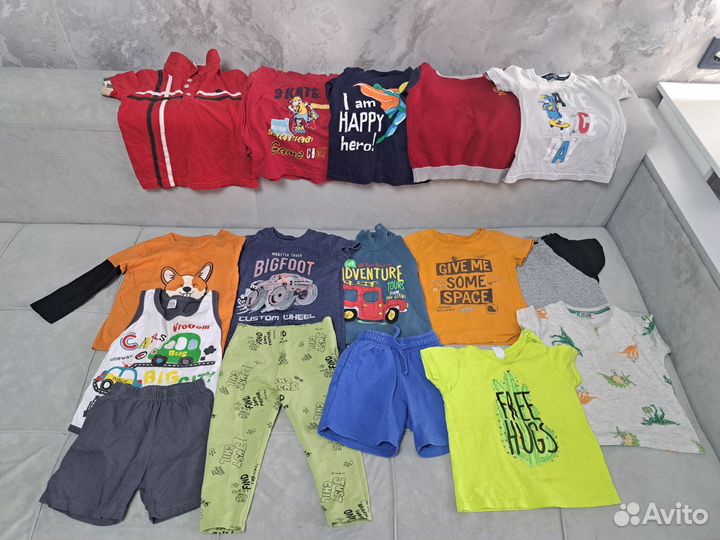 Вещи пакетом большой мальчик 86-92