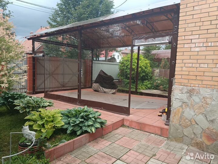 Мягкие окна для террас и беседок