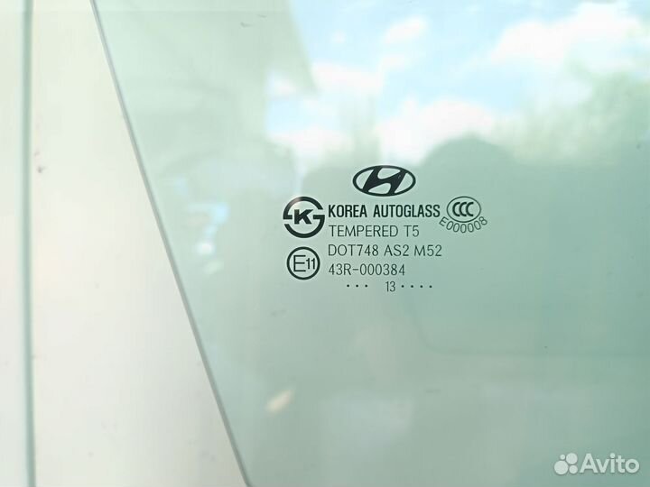 Стекло двери Хундай Соната 6 Hyundai Sonata 6