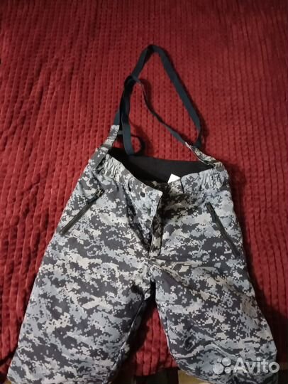 Зимние ватные штаны