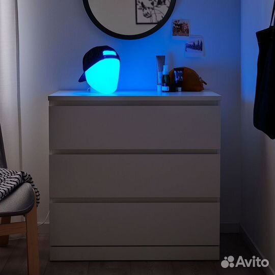 Настольная лампа IKEA разноцветная LED