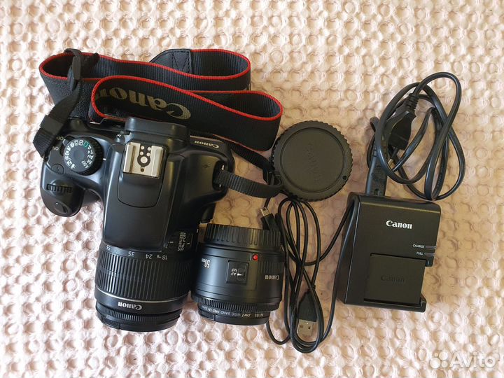 Зеркальный фотоаппарат canon eos 1100d