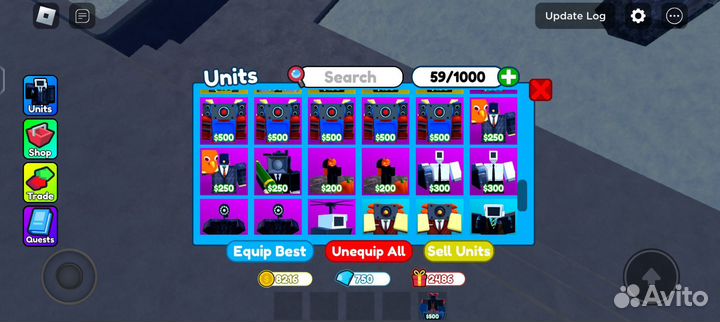 Юниты toilet tower defense