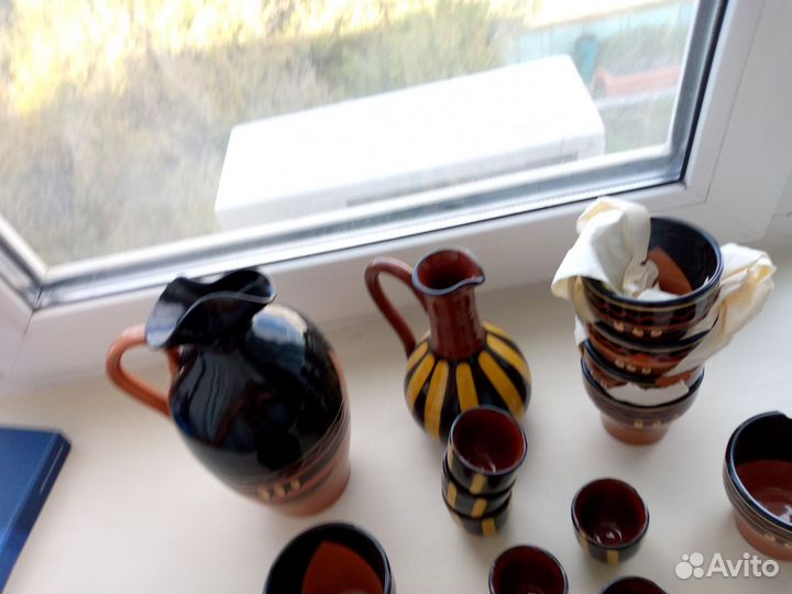 Винный набор керамика СССР посуда винтаж