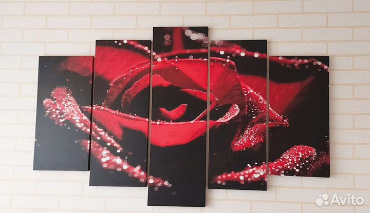 Модульная картина Роза