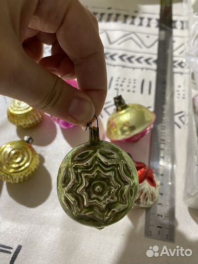 Елочные игрушки секло СССР
