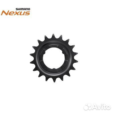 Звезда задняя Shimano 18T, 1 ск, черная