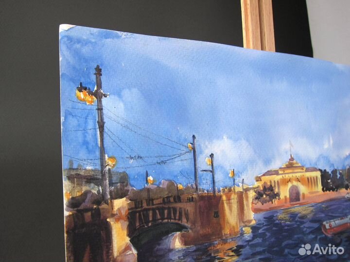 Акварель Петербург, картина Санкт-Петербург