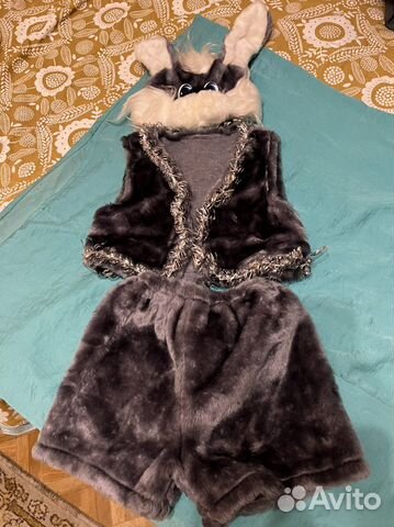 Новогодний костюм зайчика для мальчика