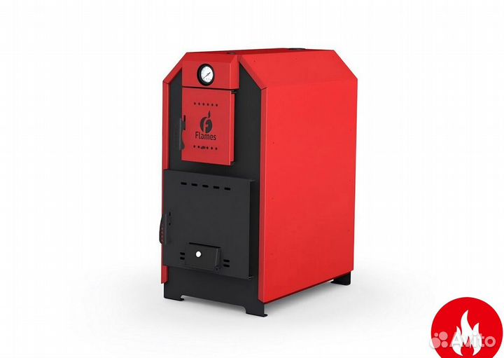 Твердотопливный котел flames green код-15гт