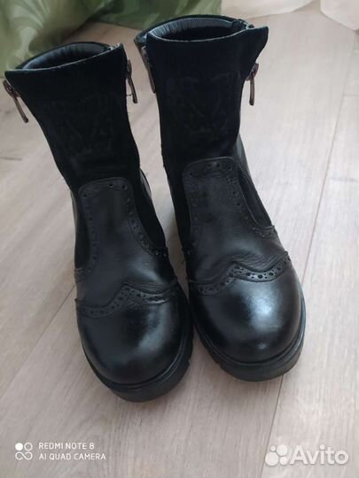 Ботинки для девочки 32 размер натуральная кожа