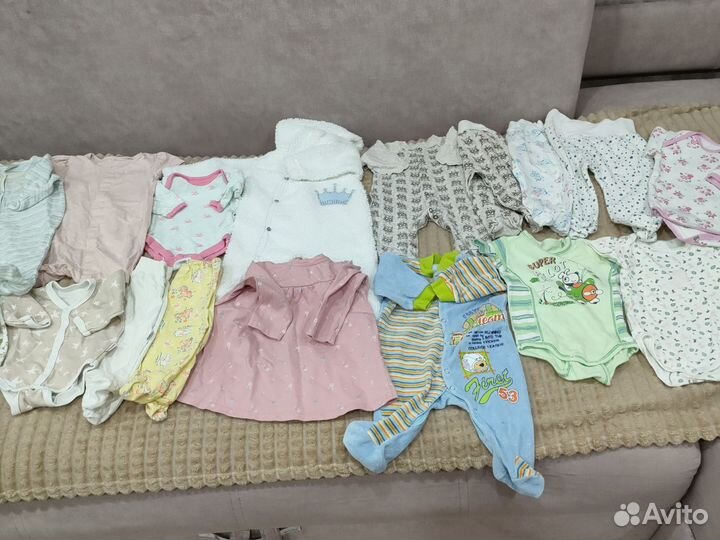 Пакет вещей для девочки 62 68
