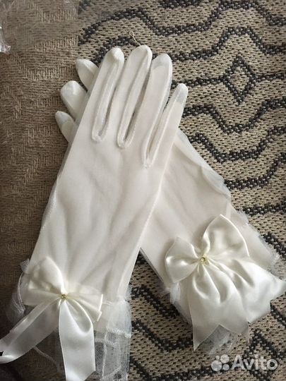 Перчатки свадебные