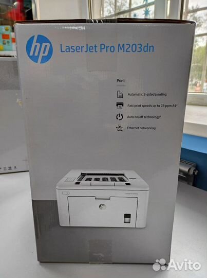 Новый лазерный принтер HP M203DN Гарантия 1 год