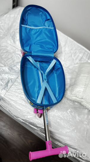 Детский чемодан самокат бу