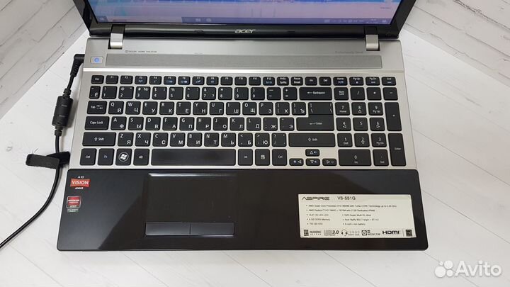 Мощный ноутбук для работы 4ядра/4Gb/SSD гарантия