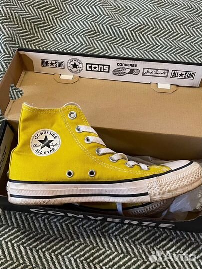 Кеды Converse all star желтые