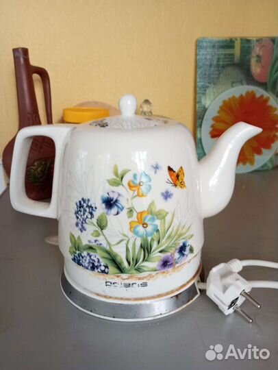 Чайник электрический керамический polaris